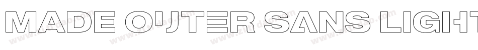 MADE Outer Sans Light PERSONAL USE字体转换